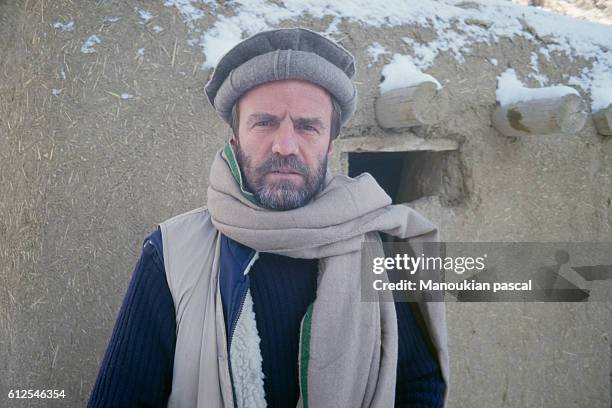 French doctor and politician Bernard Kouchner, the co-founder of "Medecins Sans Frontieres" and Médecins du Monde, in traditional pakol and patoo.