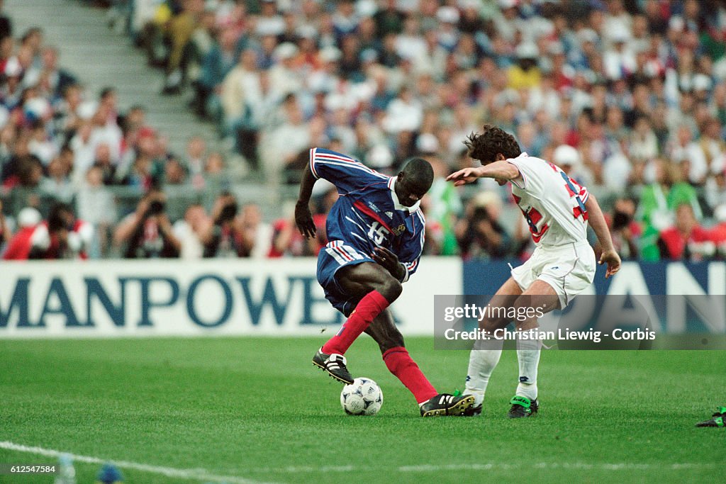 Soccer - 1998 World Cup - Semi-Final - France vs Croatia