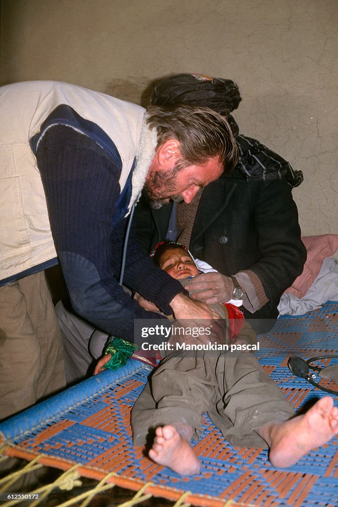 Bernard Kouchner in Afghanistan