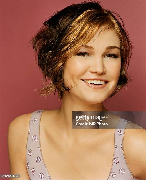 Actress Julia Stiles is photographed for Marie Claire in 2003.