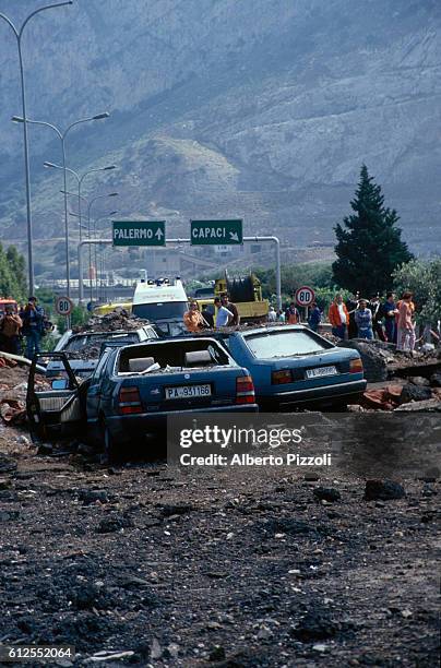 ATTACK ON JUDGE GIOVANNI FALCONE