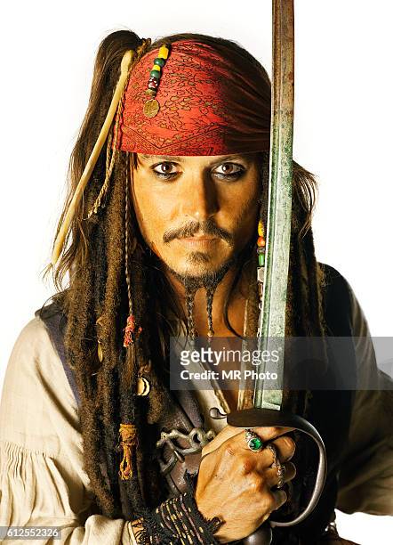 Actor Johnny Depp as Captain Jack Sparrow is photographed for Rolling Stone Magazine in 2006. COVER IMAGE.