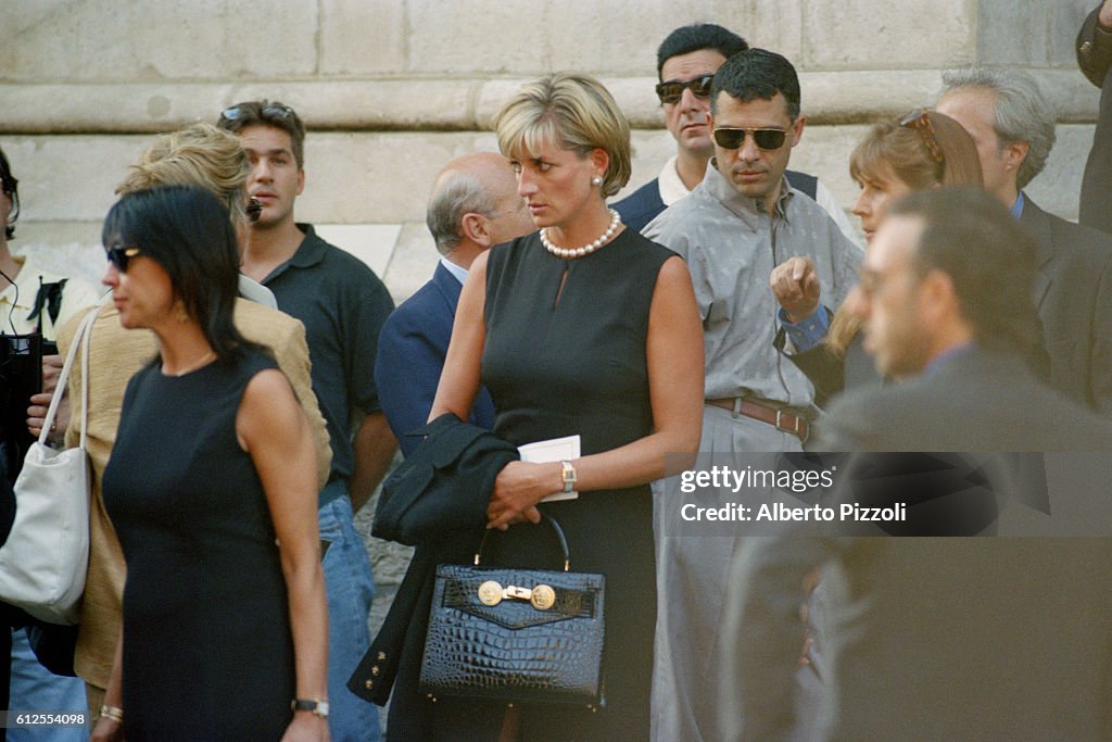 Last tribute to Gianni Versace in Milan