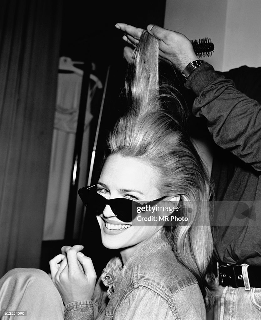 Antor Robi Actor Robin Wright is photographed for Interview magazine in 1992 in ...