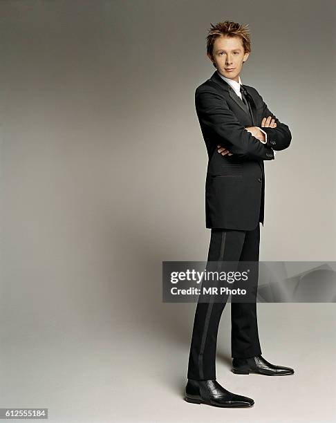 Singer Clay Aiken is photographed for Rolling Stone Magazine in 2003 in Los Angeles, California.