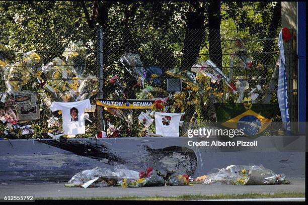 DEATH OF RACING DRIVER AYRTON SENNA