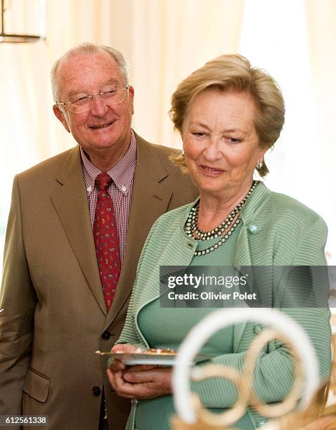 Princess Maria Laura, Princess Laetitia Maria, Princess Louise, Princess Astrid of Belgium, King Albert II of Belgium, Prince Nicolas, Princess...