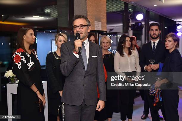 Laurent Vinay attends the JLC Hauser Cocktails event during the 54th New York Film Festival at Hauser Patron Salon at Alice Tully Hall on October 4,...