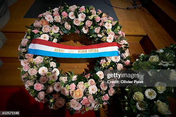 Grand Duke Jean of Luxembourg, Grand Duchess Maria Teresa of Luxembourg, Grand Duke Henri of Luxembourg, Queen Paola of Belgium, King Albert II of...