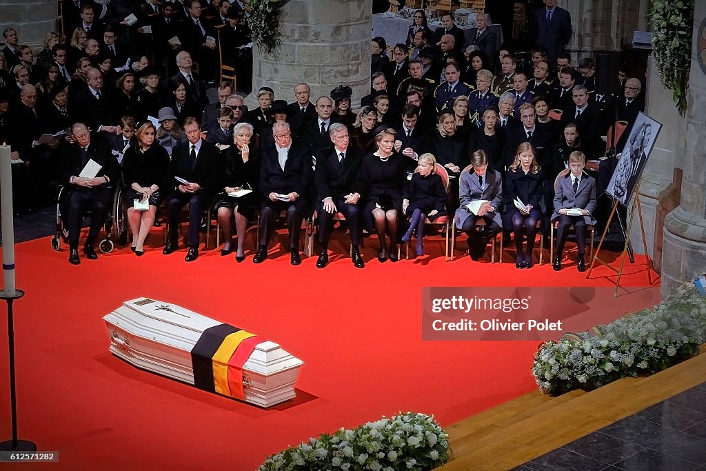 FABIOLA FUNERAL CATHEDRAL ST MICHE IN BRUSSELS