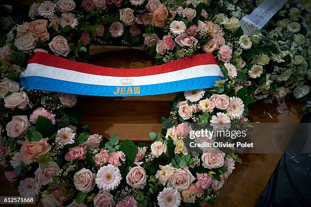 Grand Duke Jean of Luxembourg, Grand Duchess Maria Teresa of Luxembourg, Grand Duke Henri of Luxembourg, Queen Paola of Belgium, King Albert II of...