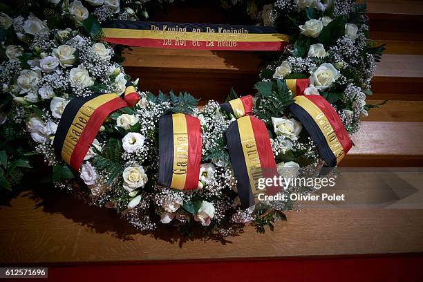 Grand Duke Jean of Luxembourg, Grand Duchess Maria Teresa of Luxembourg, Grand Duke Henri of Luxembourg, Queen Paola of Belgium, King Albert II of...