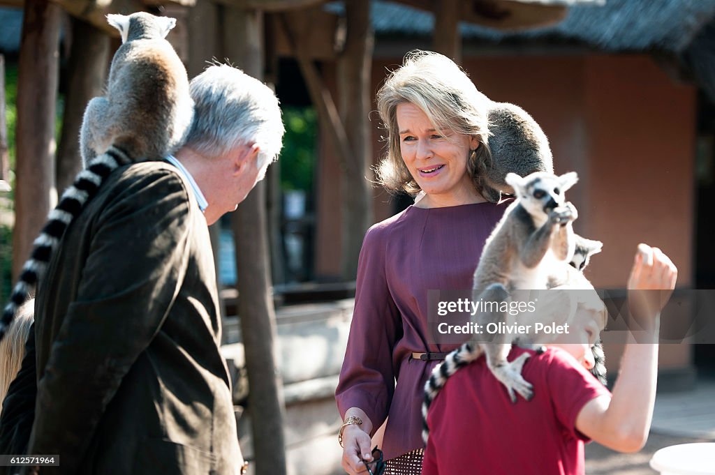 Belgium - Royal Family at the Pairi Daiza Park