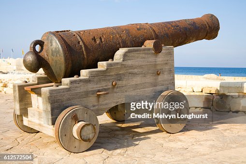 Old corroded cannon, Portomaso Marina, Portomaso, Saint Julian?s, Malta