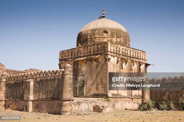 a dargah, in ranthambhore fort, ranthambhore national park, rajasthan, india - ranthambore fort stock pictures, royalty-free photos & images