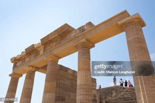 Rhoades Steps Acropolis Of Rhodes Photos and Premium High Res Pictures - Getty Images