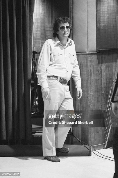 Musician Randy Newman during recording sessions for Good Old Boys at Amigo Studios in Los Angeles.