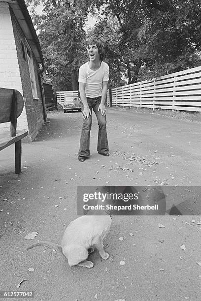 The Who's Keith Moon Calling His Cat