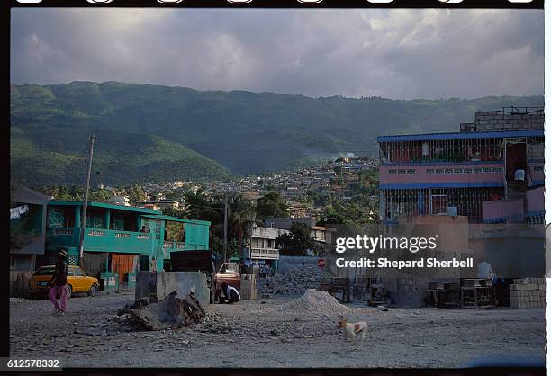 Haitian Town Before Hills