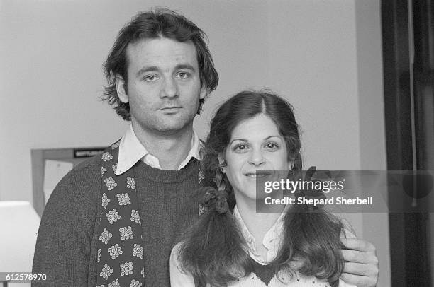 Comedians Bill Murray and Gilda Radner co-star on Saturday Night Live.