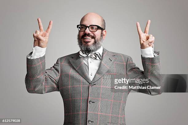 Actor David Cross is photographed for Playboy Magazine on November 21, 2011.