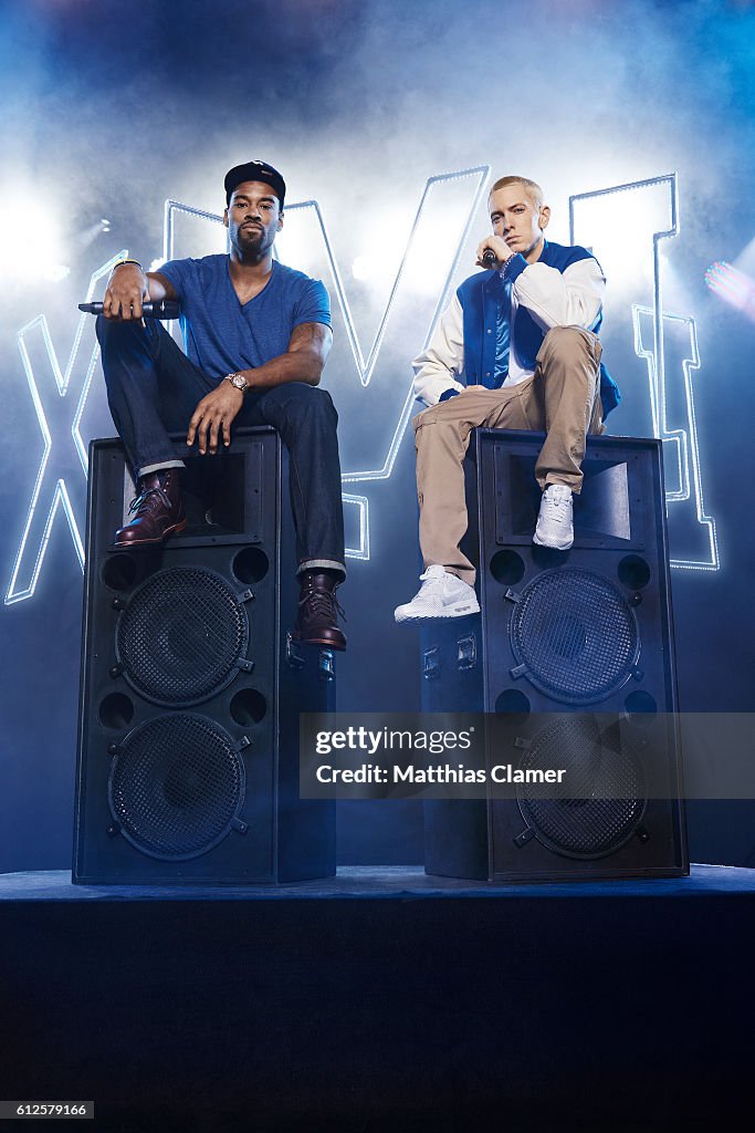 Eminem and Calvin Johnson, ESPN Magazine, February 3, 2014