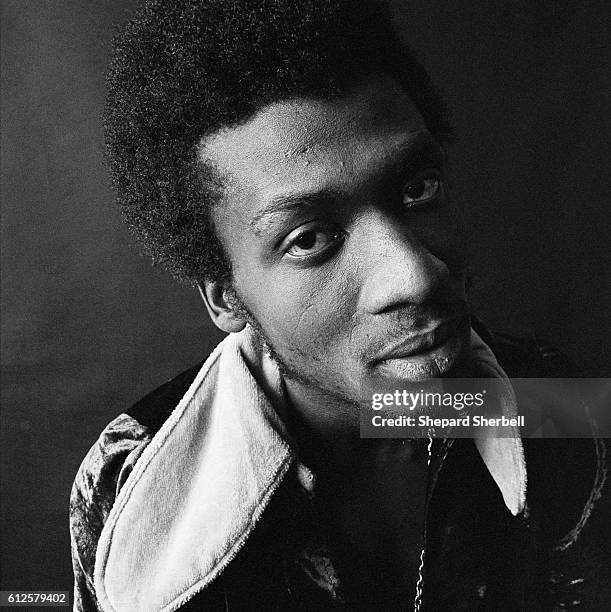 Reggae singer Jimmy Cliff at Island Records' Studio One in London.