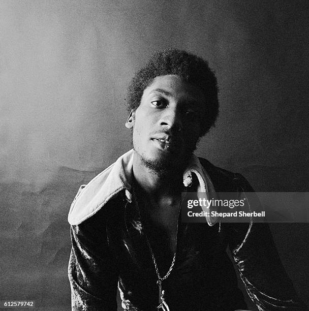 Reggae singer Jimmy Cliff at Island Records' Studio One in London.