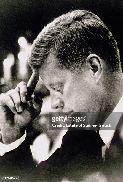 Democratic Party nominated John F. Kennedy, Senator from Massachusetts, during the 1960 presidential election campaign.