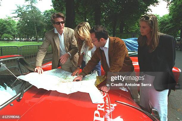 Antoine Van Dorne, Sally Woodford-Brochet, Cyrille Boulay and Astrid de Bourbon Parme.