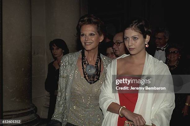 Claudia Cardinale and her daughter Claudia Squitieri.