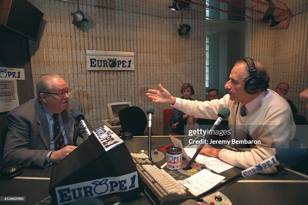 Jean-Marie Le Pen invited to "Europe 1" radio