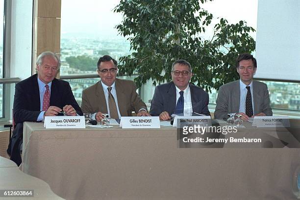 Jacques Ouvaroff, Gilles Benoist ,Jean-Paul Marchetti and P. Forget