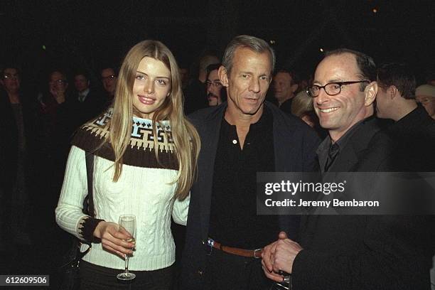 Photographer Peter Beard with his muse, Maria, and his compatriot, Herb Ritts.