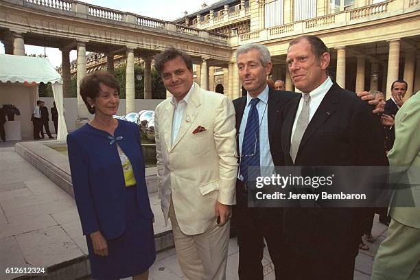 Catherine Tasca, French Cultural Affairs Minister, Jean Charles de Castelbajac, Didier Grumbach and Donald Potard .