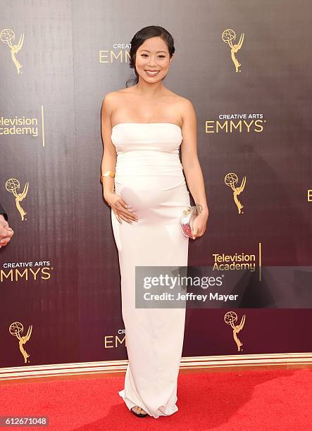 Actress Michelle Ang attends the 2016 Creative Arts Emmy Awards held at Microsoft Theater on September 11, 2016 in Los Angeles, California.