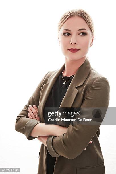 Emily VanCamp from the film 'Boundaries' poses for a portrait at the 2016 Toronto Film Festival Getty Images Portrait Studio at the Intercontinental...