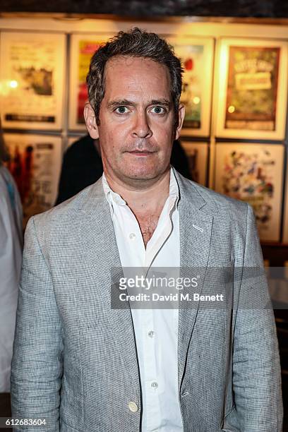 Tom Hollander attends the press night performance of "Travesties" at Menier Chocolate Factory on October 4, 2016 in London, England.