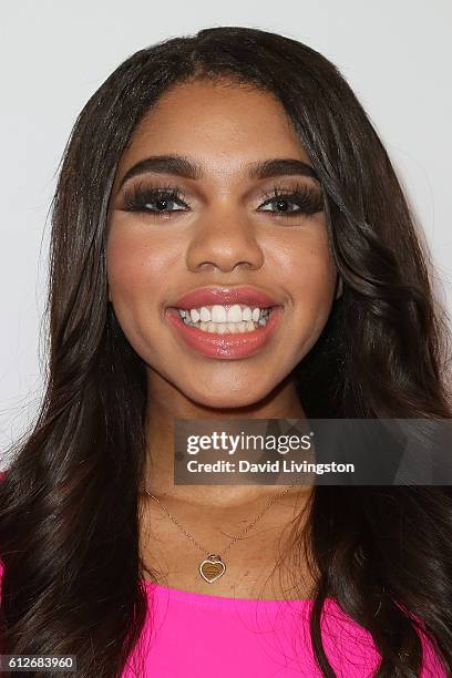 Actress Teala Dunn arrives at the 2016 Streamy Awards at The Beverly Hilton Hotel on October 4, 2016 in Beverly Hills, California.