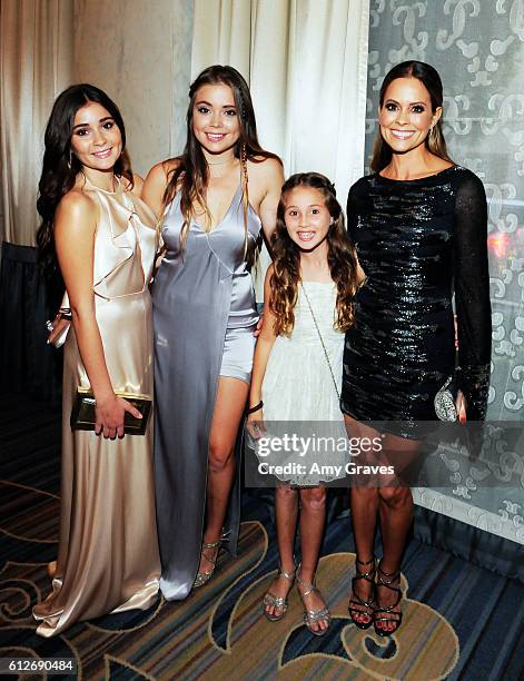 Sierra Fisher, Nariah Fisher, Rain Carvet and Brooke Burke-Charset attend Operation Smile's Annual Smile Gala at the Beverly Wilshire Four Seasons...