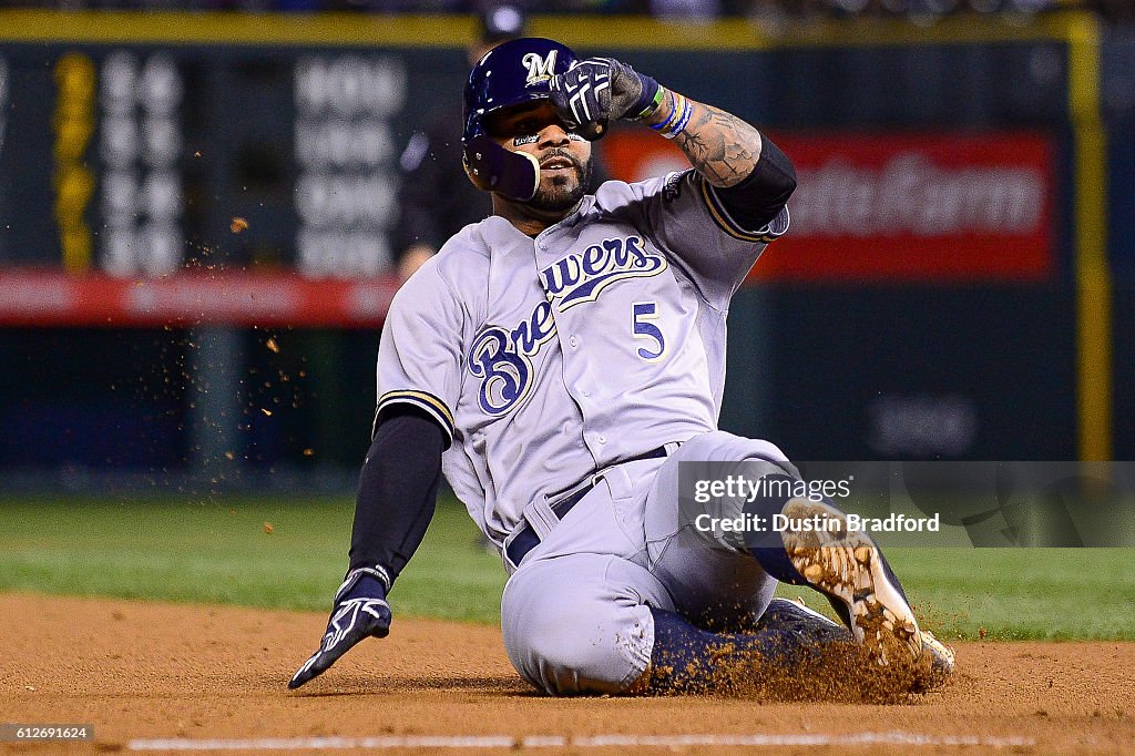 Milwuakee Brewers v Colorado Rockies