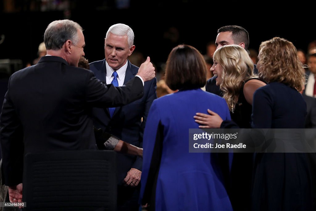 Vice Presidential Debate Between Gov. Mike Pence And Sen. Tim Kaine