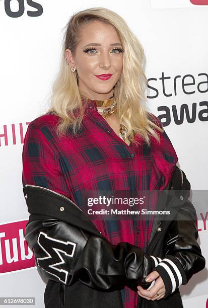 Internet personality Jenna Marbles attends the 2016 Streamy Awards at The Beverly Hilton Hotel on October 4, 2016 in Beverly Hills, California.