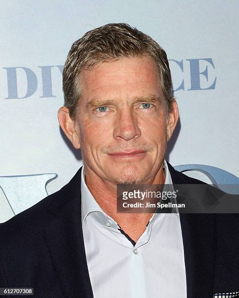 Actor Thomas Haden Church attends the "Divorce" New York premiere at SVA Theater on October 4, 2016 in New York City.