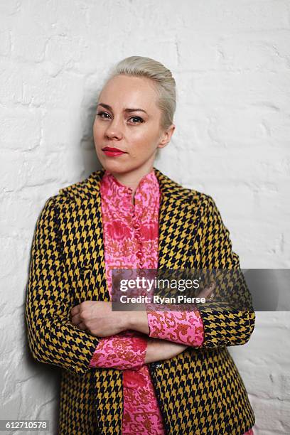 Singer Olympia poses at the 30th Annual ARIA Nominations Event on October 5, 2016 in Sydney, Australia.