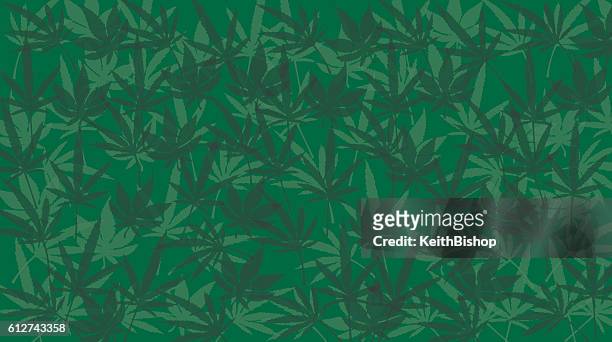 marijuana leaf background - cannabis plant stock illustrations