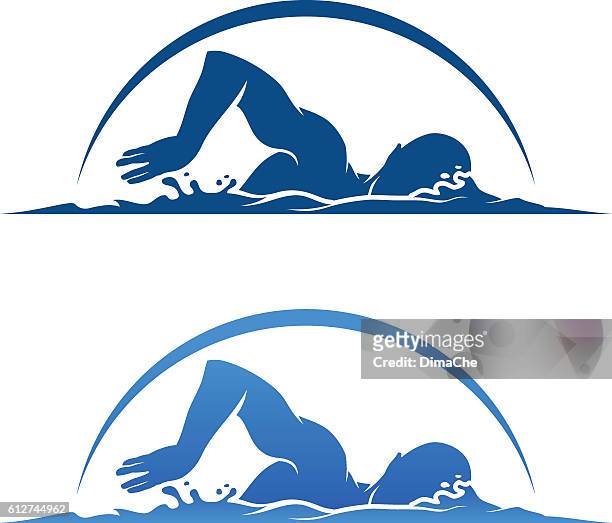 水泳選手  - pursuit concept点のイラスト素材／クリップアート素材／マンガ素材／アイコン素材