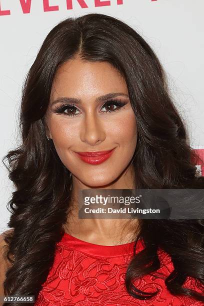 Comedian Brittany Furlan arrives at the 2016 Streamy Awards at The Beverly Hilton Hotel on October 4, 2016 in Beverly Hills, California.