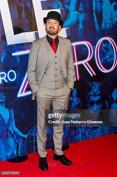 Alex O'Dogherty attends 'The Hole Zero' premiere at Calderon Theater on October 4, 2016 in Madrid, Spain.