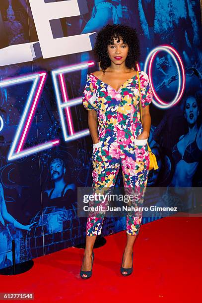 Montse Pla attends 'The Hole Zero' premiere at Calderon Theater on October 4, 2016 in Madrid, Spain.